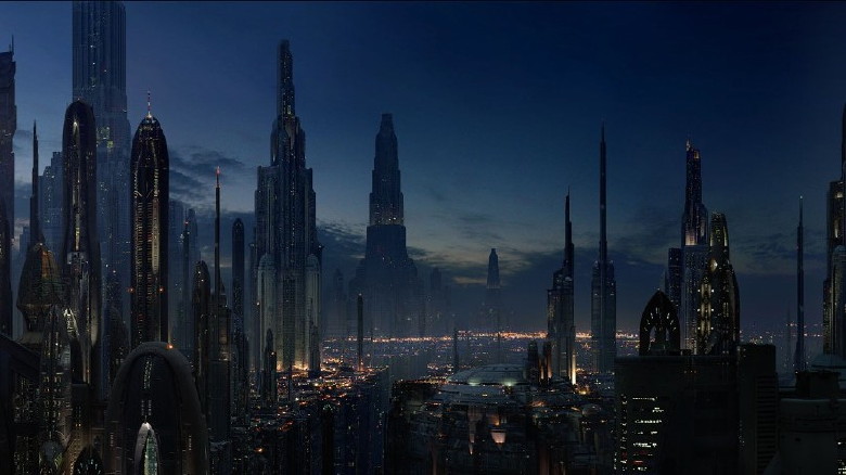 The Twilight Skyline of the City of Angelus